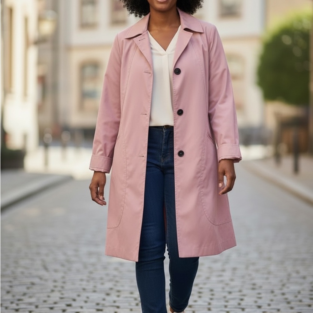 Saxton Hall Button Front Jacket – Size 15/16 | Lined | Pockets